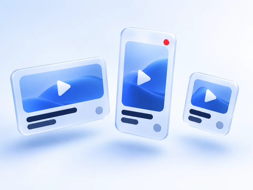 Video formats: horizontal video, vertical Shorts and a six-second bumper