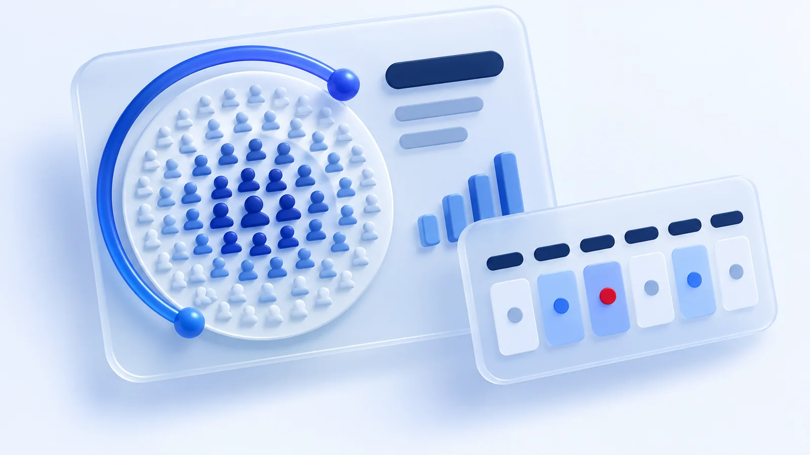 Reach and frequency: an audience disc and weekly exposure days