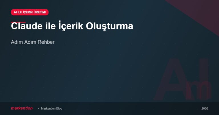 Claude ile İçerik Oluşturma: Adım Adım Rehber