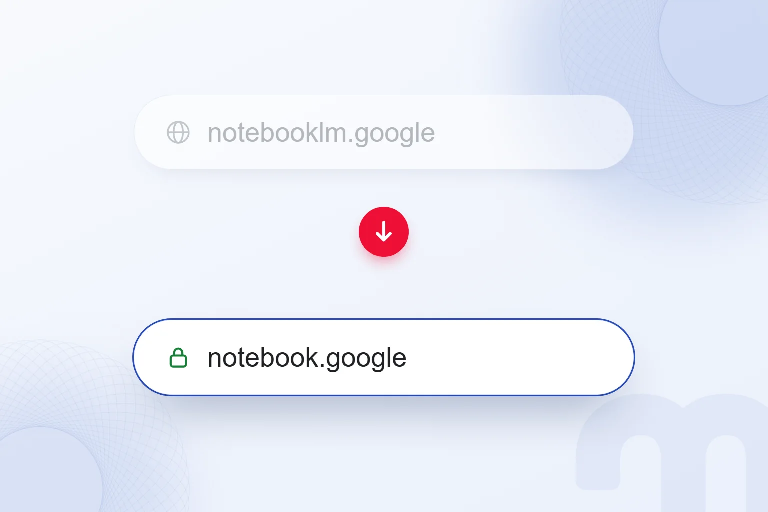 Eski adres notebooklm.google yeni adres notebook.google’a yönleniyor.