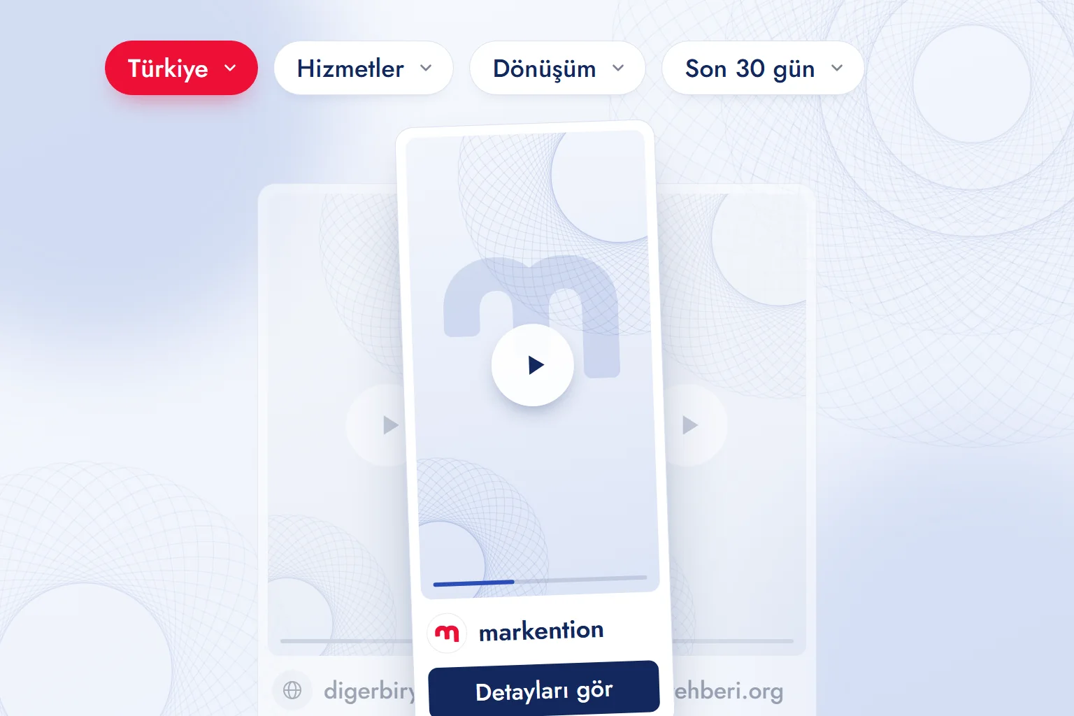TikTok Creative Center’da Top Ads: bölge, sektör ve hedef filtreleri seçilmiş, tek dikey reklam videosu kartı öne çıkmış.