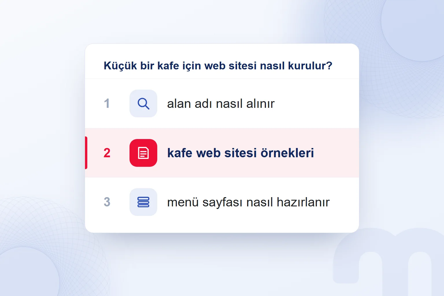 Sorgu yayma: tek soru birden çok alt aramaya bölünür.