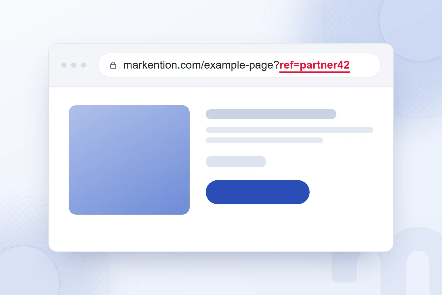 An affiliate link with the partner ID at the end of the address highlighted.